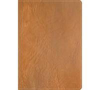 CSB He Reads Truth Bible, Holman Handcrafted Collection, Saddle Brown Premium Calfskin