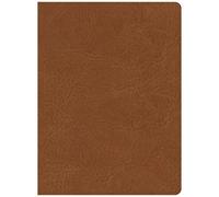 Csb He Reads Truth Bible, Saddle Leathertouch