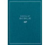 Csb Illustrator's Notetaking Bible, Large Print Edition, Deep Caribbean Blue Cloth Over Board