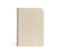 Csb Large Print Compact Reference Bible, Gold Leathertouch