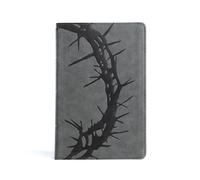 Csb Large Print Personal Size Reference Bible, Charcoal Leathertouch