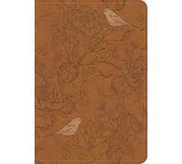 CSB Large Print Personal Size Reference Bible, Optimal Type, Digital Study Edition, Brown Leathertouch, Indexed