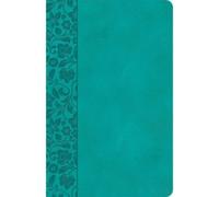 CSB Large Print Personal Size Reference Bible, Teal (de piel falsa)