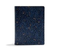 CSB Study Bible: Christian Standard Bible, Navy Leathertouch