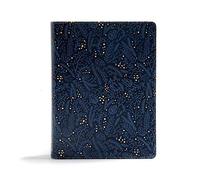 Csb Study Bible, Navy Leathertouch