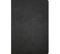 CSB Super Giant Print Reference Bible, Optimal Type, Digital Study Edition, Black Genuine Leather, Indexed