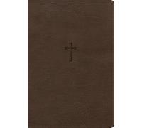 CSB Super Giant Print Reference Bible, Optimal Type, Digital Study Edition, Brown Leathertouch