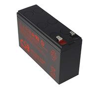 CSB UPS123606 Batterie au plomb AGM 12 V 7 Ah 360 Wh 151 x 51 x 98,3 mm Faston 4,8/6,3 mm résistant au courant élevé