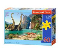 (CSB06922) - Puzzle Classique Castorland 60 pièces - Dans le monde des dinosaures