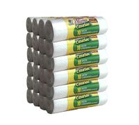 CSC - Sac Poubelle 110L avec Lacets, 240 Pièces, Sac Tri Sélectif Intérieur et Extérieur 70x110cm, Anti-Goutte et Anti-Perforation - Sacs à Déchets Grands et Résistants, 24 Rouleaux, Transparent