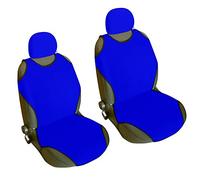 CSC402 - Couvre Siège pour Voiture T Shirt, housse de siège auto Protecteur de siège, coussin cover auto, Retour Coussin Bleu (1 paire)
