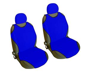 CSC402 - Couvre Siège pour Voiture T Shirt, housse de siège auto Protecteur de siège, coussin cover auto, Retour Coussin Bleu (1 paire)