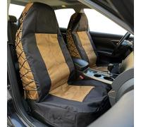 CSCOMFY Housses de siège tactiques pour voitures, camions, SUV, camionnettes, organiseurs universels en toile multi-poches, protection contre la pluie, paire de protections de siège avant imperméables