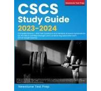 Cscs Study Guide 2023-2024