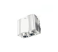 CSDASW 1X APP Music Control Double Head 16W RGBW Twinkle LED Light Engine Avec Télécommande for Star Plafond De Voiture Facile à dissimuler