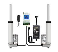 CSDASW Actionneur linéaire synchrone, 1 Commande 2 actionneur linéaire 50 mm 100 mm 150 mm 200 mm 300 mm 400 mm Course Moteur linéaire for Portes fenêtres(350mm Stroke,500N 20mm s)