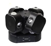 CSDASW Faisceau Rotatif lumière Principale Mobile RGBW 4in1 LED avec éclairage de scène à Effets stroboscopiques for DJ Disco Club Music Party