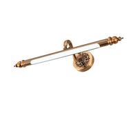 CSDASW Lampe Miroir en Bronze Marron, LED 8W 51cm, Applique Murale Antique dorée for Chambre à Coucher et Salle de Bains, éclaira de Peinture d'armoire cosmétique