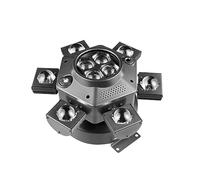 CSDASW LED 10X10W 6 têtes tête Mobile Faisceau Lumineux RG lumière stroboscopique scène lumière Polychrome Faisceau Lumineux Rotatif Disco fête Barre