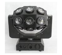 CSDASW LED 18 Faisceau Lumineux RGBW LED lumière Principale Mobile à Angle de Rotation continu DJ Disco Bar Salle de Bal fête Effet de scène lumière