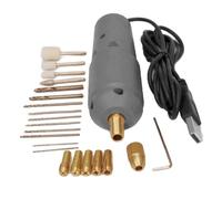 CSDASW Mini perceuse électrique d'ouverture de Bijoux USB, forets électriques 5V, polisseuse for Le perçage de l'argile polymère, Fournitures de Fabrication du Bois