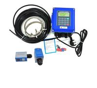 CSDASW Transducteur de débitmètre d'eau Mural TUF-2000B TS-2/TM-1-HT Capteur de Pince de Stockage SD en Option Débitmètre à ultrasons Liquide(Host and TS-2 Sensor)
