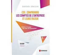 CSE : comprendre les comptes de l'entreprise et leurs enjeux: Guide à l'usage des élus du personnel