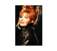 CSESTCGN Mylène Farmer Poster 5 sur toile - Décoration murale pour salon, chambre à coucher - 60 x 90 cm