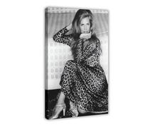 CSESTCGN Poster sur toile Actrice Dalida - Décoration pour chambre à coucher, bureau, chambre - Cadeau - 50 x 75 cm