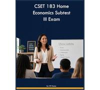 CSET 183 Home Economics Subtest III Exam