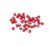 CSFFA Achetez-en 1 et recevez-en 1 gratuite, perles en cristal brillantes de 4 mm, perles bicônes en verre, perles d'espacement en vrac for la fabrication de bracelets et de bijoux, 200 pièces(Light s