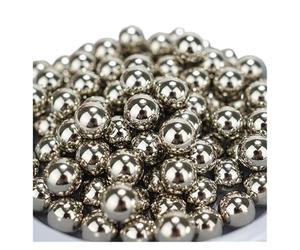 CSFFA Billes de roulement de précision en acier inoxydable, diamètre 1 mm, 2 mm, 3 mm, 4 mm, 5 mm, 6 mm, 50 pièces, for roulements de vélo(1.0mm)