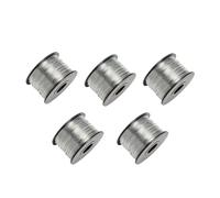 CSFFA Bobine de 5 rouleaux de fil d'attache for barres d'armature de 0,8 mm de diamètre, anti-oxydation, outil industriel, longueur 110 m, for l'emballage de produits artisanaux