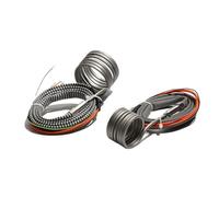 CSFFA Bobine de chauffage à canal chaud, diamètre intérieur 30 mm, hauteur 25 à 50 mm, section 4,2 x 2,2 mm, 110 V/220 V/380 V, for moules à injection(K-type Thermocouple,220V,250W 30x25mm(IDxH))