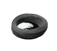 CSFFA Câble électronique haute température isolé en plastique FEP et fil PTFE UL1332, 2/5/10 m, calibre 28/26/24/22/20/18/16/14/12/10 AWG, for imprimante 3D(GRAY,2 METERS_16AWG)