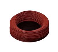 CSFFA Câble électronique haute température isolé en plastique FEP et fil PTFE UL1332, 2/5/10 m, calibre 28/26/24/22/20/18/16/14/12/10 AWG, for imprimante 3D(Red,10 METERS_22AWG)