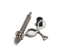 CSFFA Chaudière à résistance biphasée avec bride 50,5 mm, 220 V, 1,5 kW, 4,5 kW, 5,5 kW, cuve en acier inoxydable 304, avec collier de serrage(With clamp,3.5kw 260mm)