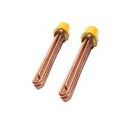 CSFFA Chauffe-eau électrique en cuivre 110 V, 220 V, 380 V, 3 kW, 6 kW, 9 kW, 12 kW, élément de résistance thermique solaire for salle de bain(DN40 47mm Thread,220V,6KW 240mm)