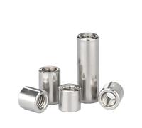 CSFFA Écrou de couplage cylindrique for colonne ronde, extension en acier inoxydable M3 M4 M5 M6 M8 M10 ~ M16 304(OD14xM10x30 5pcs)