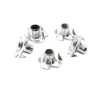 CSFFA Écrous captifs à quatre griffes en acier au carbone zingué, 5 à 50 pièces, M2, M3, M4, M5, M6, M8, M10, M12, 1/4-20, for bois(M5 20PCS)