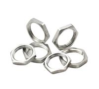 CSFFA Écrous de blocage hexagonaux fins en acier inoxydable 304 M8 M10 M12 M14 M16 M18 M20 M22 M24 M27 M30 Raccords tuyauterie à filetage fin G1/8"-G1-1/2"(G3-4 BSPP (2pcs))
