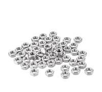 CSFFA Écrous hexagonaux M1 .2 .4 .6 M2 .5 M3 M4 M5 M6 M8 M10 M12 M14 M16 M18 M20 Écrou hexagonal en acier inoxydable 304 DIN934 métrique(M1.4 x 100Pcs)