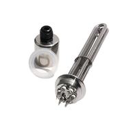 CSFFA Élément chauffant à eau à bride triple de 2 pouces, 220 V, tubulaire, TEN 304SUS, 3 kW/4,5 kW/6 kW/9 kW/12 kW, for brassage(Stainess steel cover,380V,4.5KW 210mm)