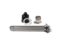 CSFFA Élément chauffant électrique 220/380 V à résistance solaire triphasé 3 kW, 6 kW, 9 kW, 12 kW avec virole filetée mâle(DN40 47mm,380V,12KW 355mm)