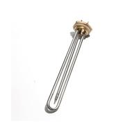 CSFFA Élément chauffant for eau 220 V monophasé 41 mm G5/4 filetage cuivre 1000 W 1500 W 2000 W avec sonde thermostatique(220V 2KW 260mmL)