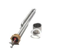 CSFFA Élément chauffant solaire avec trou de sonde DN25/1 pouce 32 mm fileté 110 V 220 V 380 V Puissance 1 kW/2 kW/3 kW/4 kW(With Internal Nut,380V,3KW 230mmL 304SS)