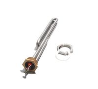 CSFFA Élément chauffant solaire avec trou de sonde DN25/1 pouce 32 mm fileté 110 V 220 V 380 V Puissance 1 kW/2 kW/3 kW/4 kW(With locknut,110V,1KW 180mmL 304SS)