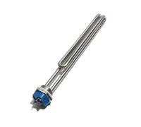 CSFFA Élément chauffant tubulaire plié en acier inoxydable G1" 32 mm, 120 V/240 V, puissance : 1 kW, 2 kW, 2,5 kW, 3 kW, 3,5 kW(Without accessories,120V,2.5KW 250mmL 304SS)