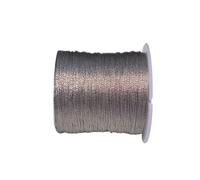 CSFFA Fil de Corde coloré tissé à la Main, 0,2-0,8 mm, 25-100 m, for Collier, Bracelet, Bijoux Faits Main(Dark Golden_12 Strands 0.8mm 25m)