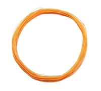 CSFFA Fil de cuivre simple en PTFE 32awg, UL1423 PVDF isolé plaqué argent, 1 noyau, câble électrique Micro fin haute température(Orange,500 Meters with Reel)